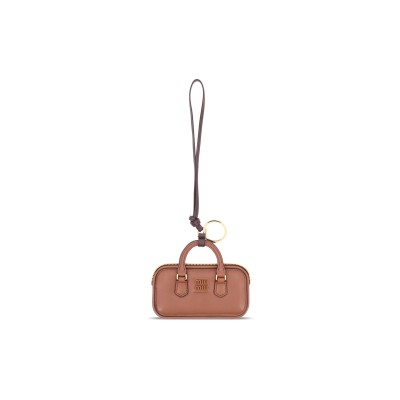 MIU MIU ARCADIE LEATHER BAG CHARM 5TL356 (12*6.5cm)